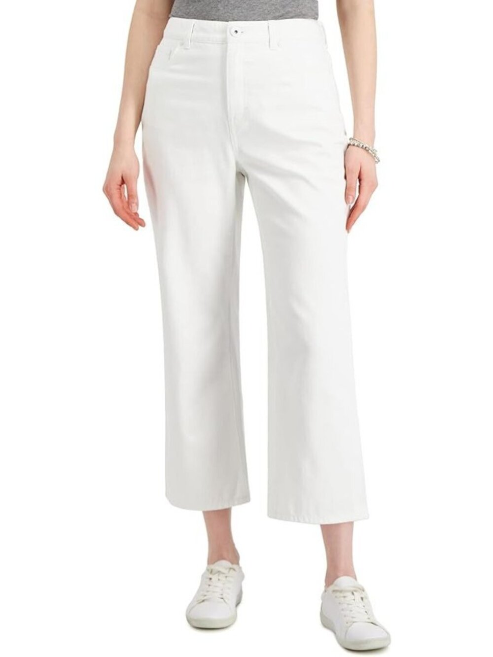 Brand new Style & Co. High Rise Slouchy Crop Jeans | White | NWT Size 4